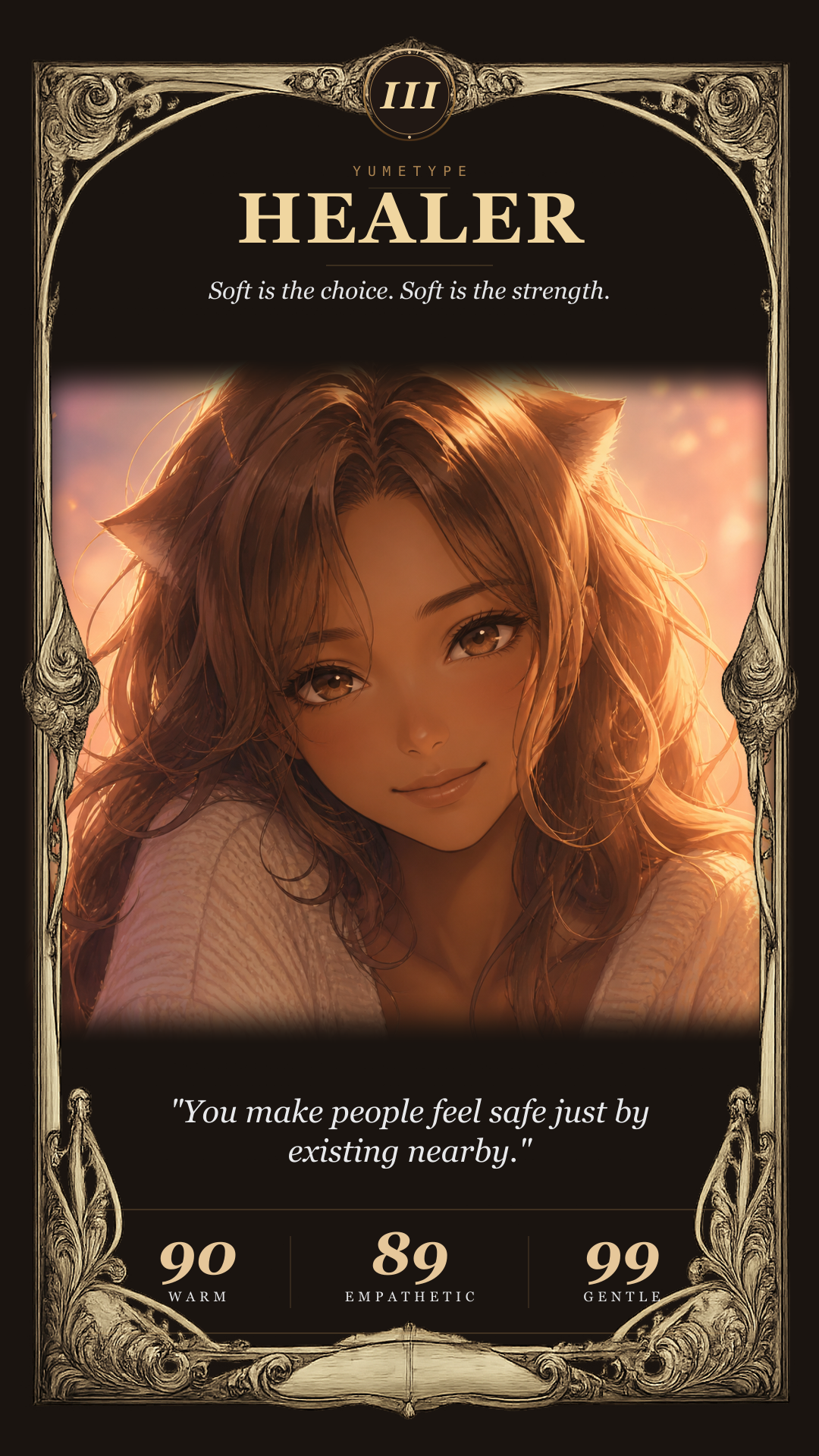 The Kemonomimi Healer archetype card